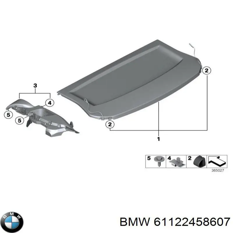 Купити 61122458607 BMW 
