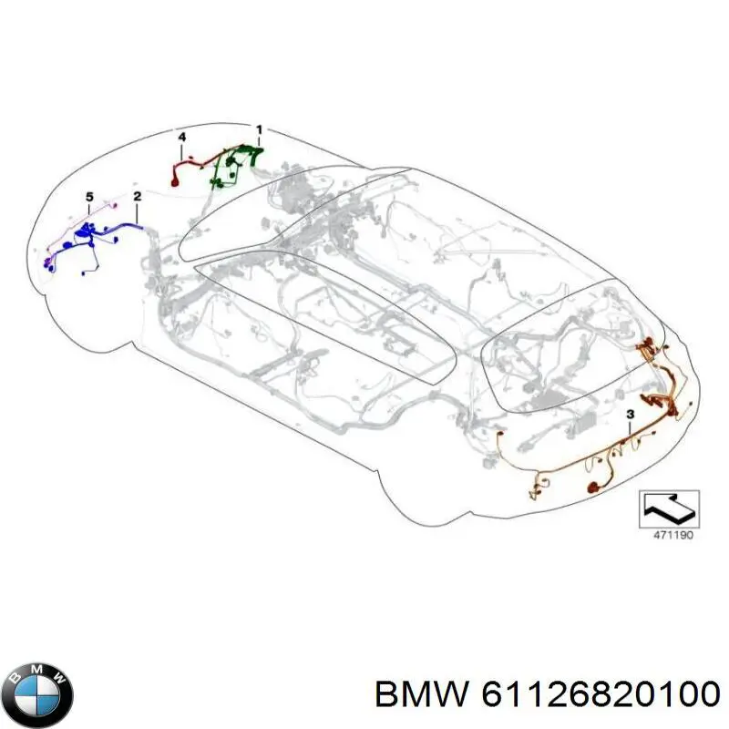  BMW 61129315900 ціна, від 49.40 USD