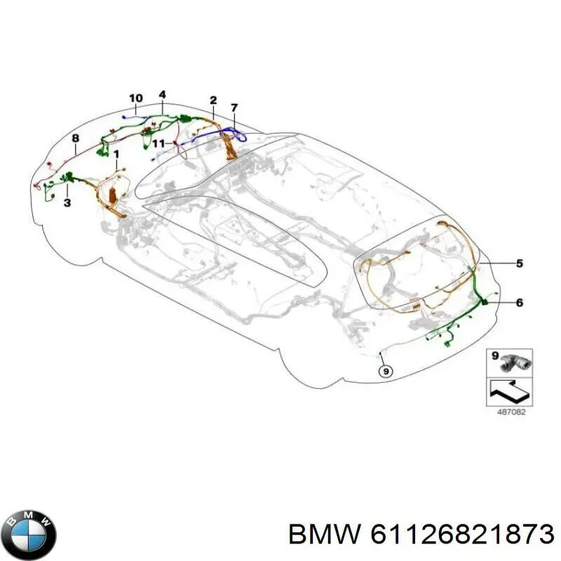  BMW 61126821873 ціна, від 589.33 USD