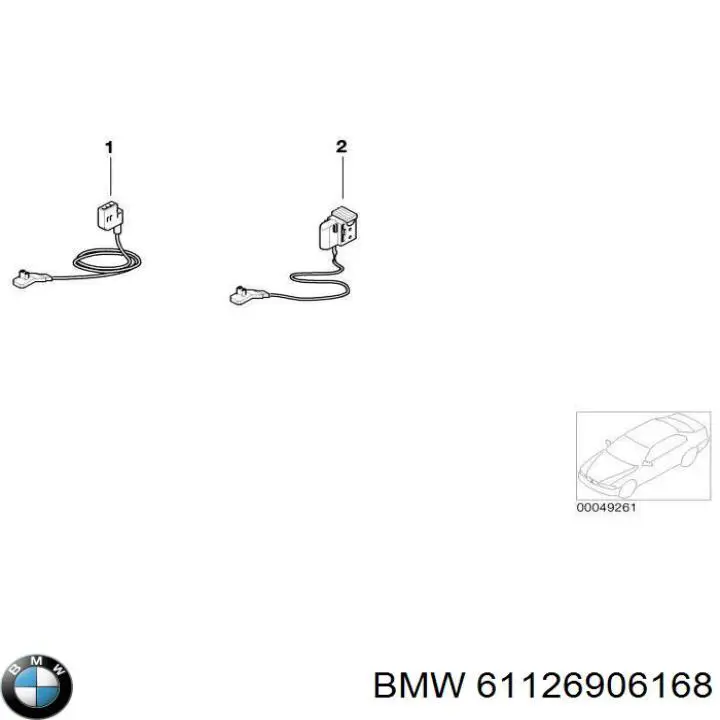 61126906168 BMW 