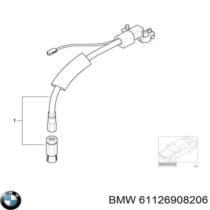  BMW 61126908206 ціна, від 134.45 USD