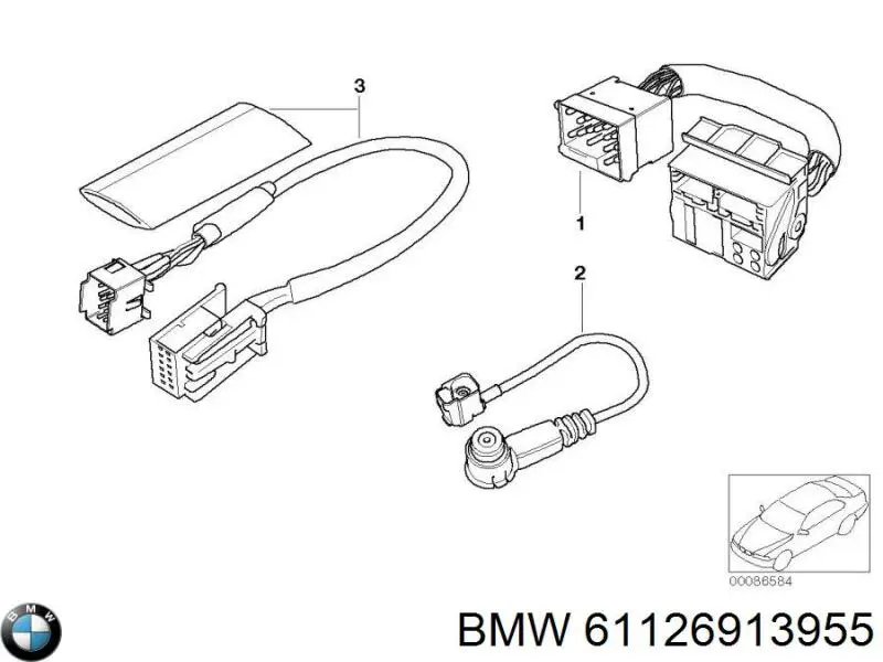 Купити 61126913955 BMW 