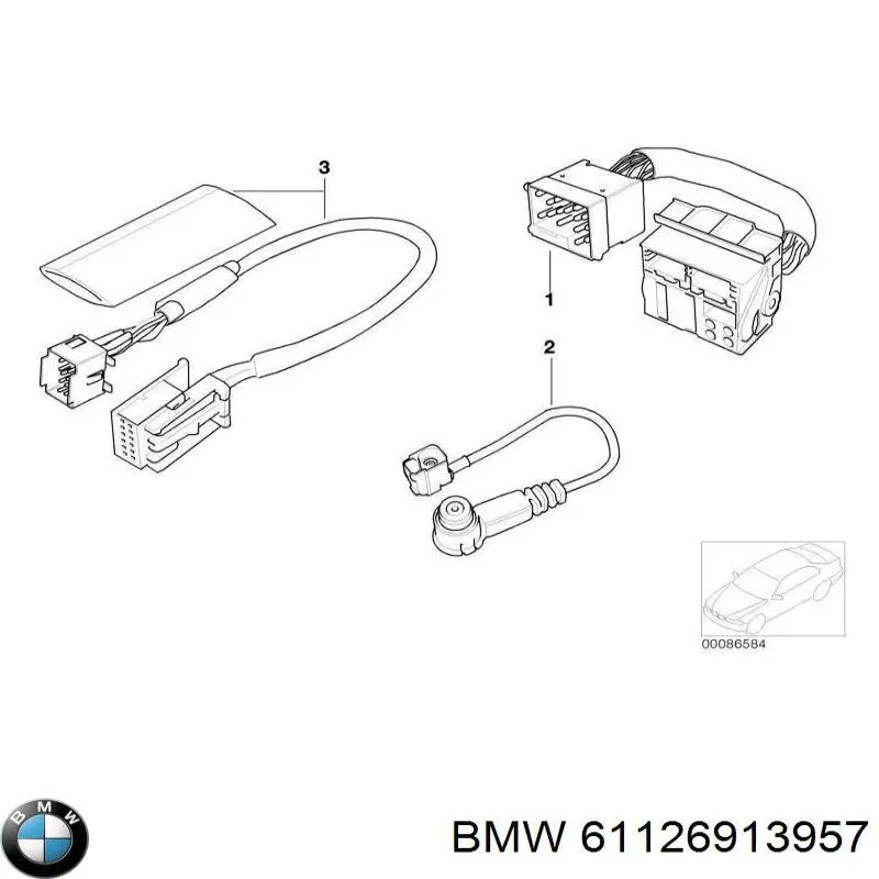 Купити 61126913957 BMW 