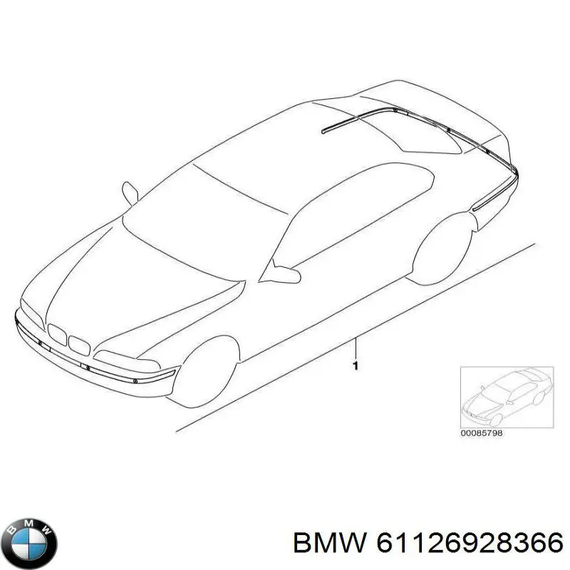  BMW 61126928366 ціна, від 26.61 USD