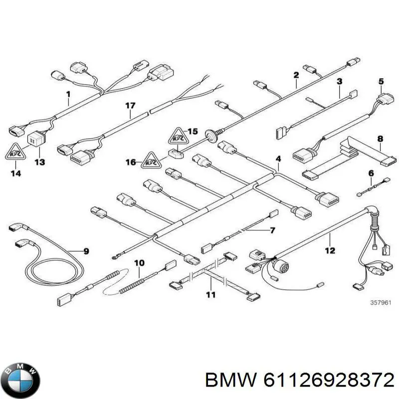 Купити 61126928372 BMW 