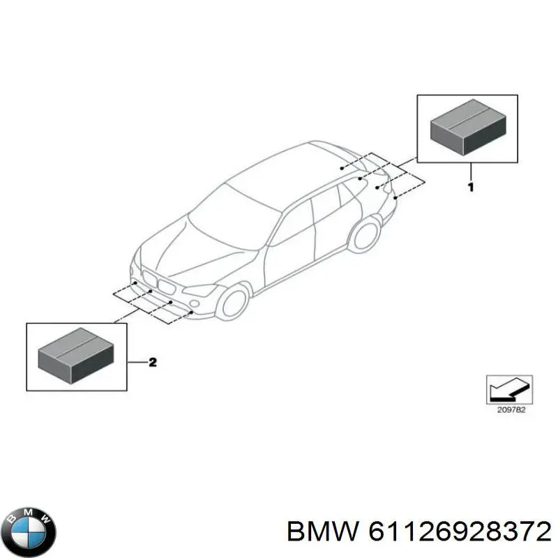  61126928372 BMW