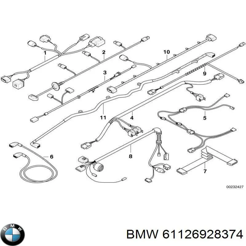 61126928374 BMW 