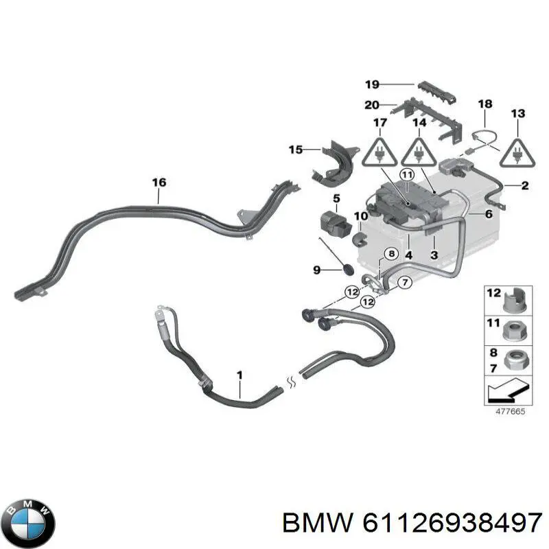 61129125036 BMW 