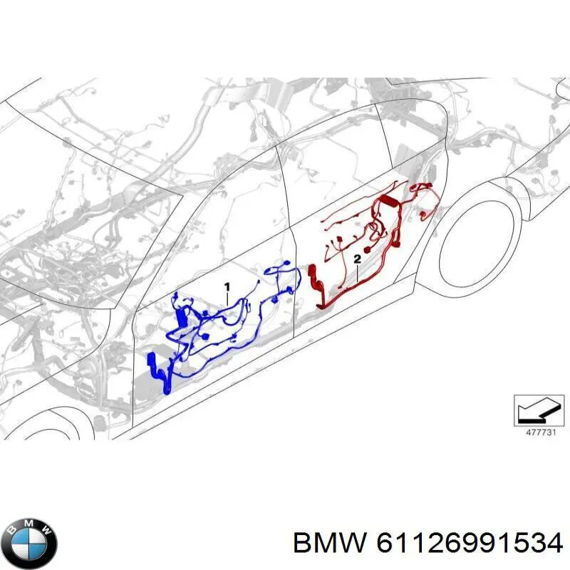 Купити 61126991534 BMW 