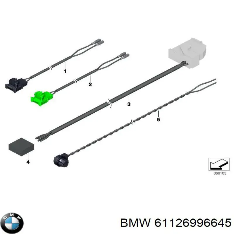 61126996645 BMW 
