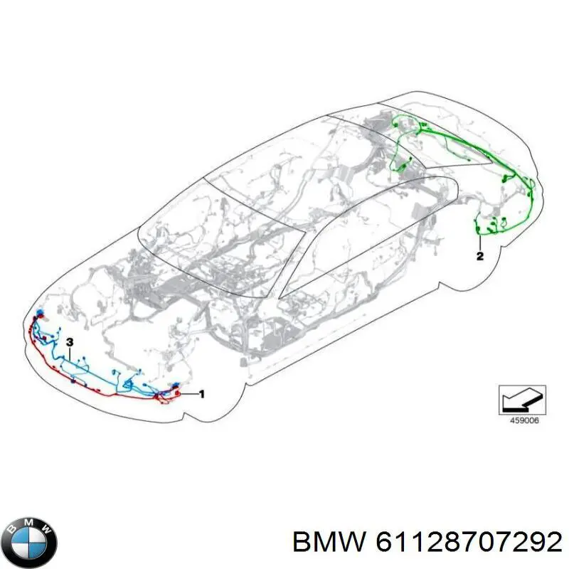  BMW 61128707292 ціна, від 115.26 USD