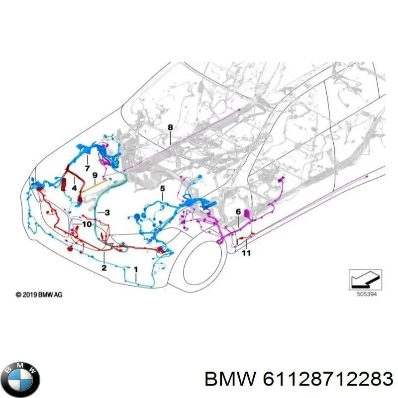  61128712283 BMW