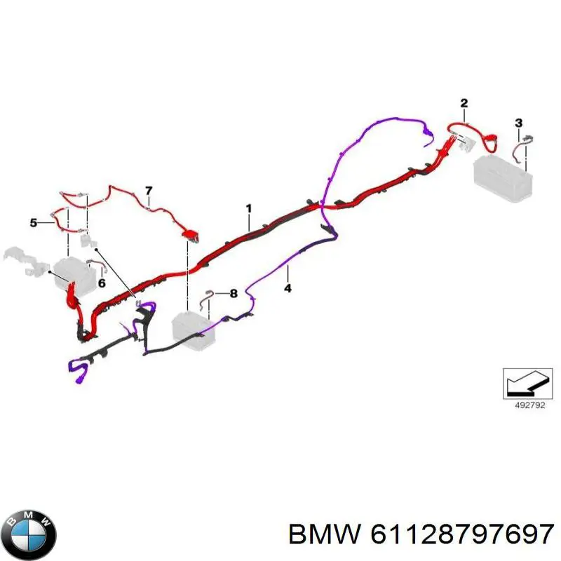  BMW 61129858141 ціна, від 436.98 USD