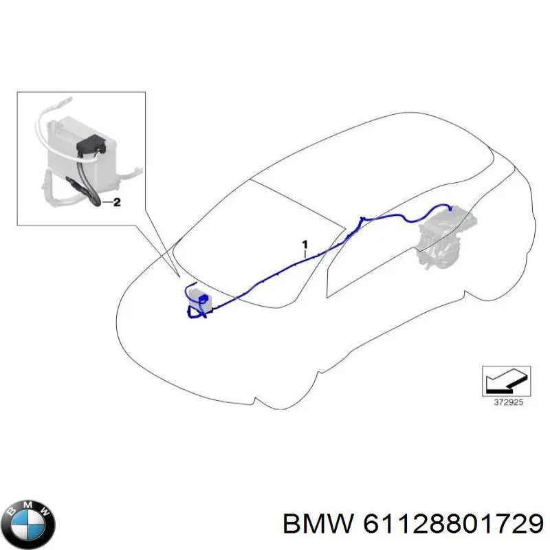  BMW 61128801729 ціна, від 192.37 USD