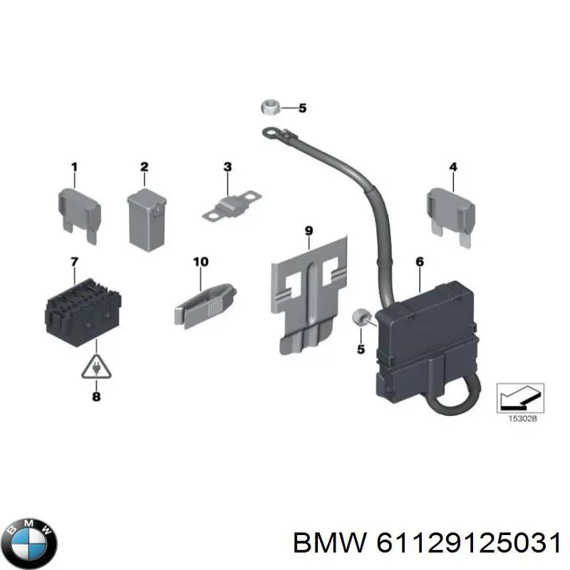 61129125031 BMW 