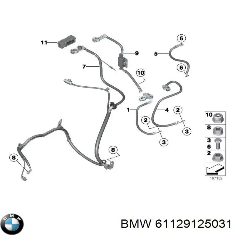  BMW 61129125031 ціна, від 465.87 USD