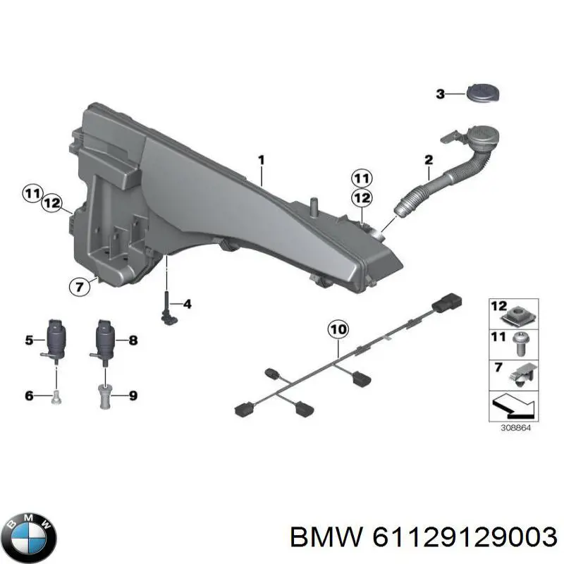 61129129003 BMW 