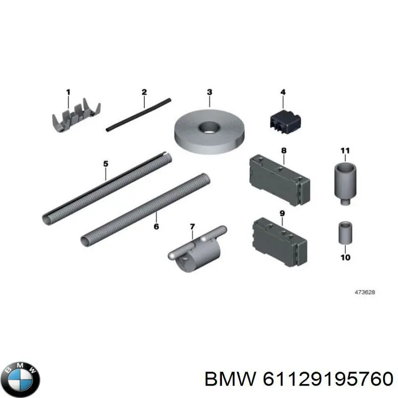  BMW 61129195760 ціна, від 80.78 USD