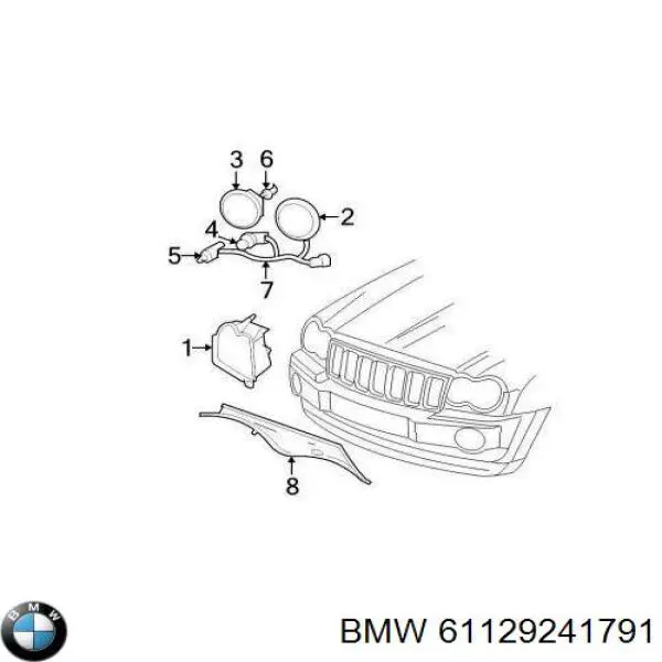 61129241791 BMW 