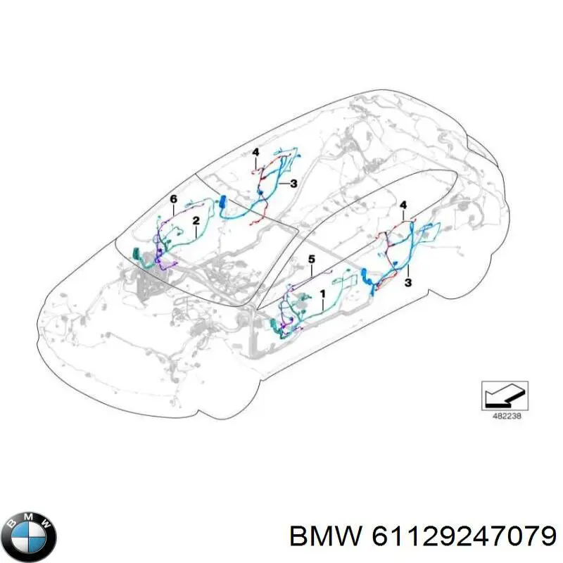  BMW 61129247079 ціна, від 247.06 USD