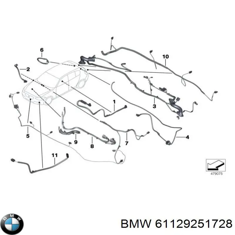  BMW 61129251728 ціна, від 84.68 USD