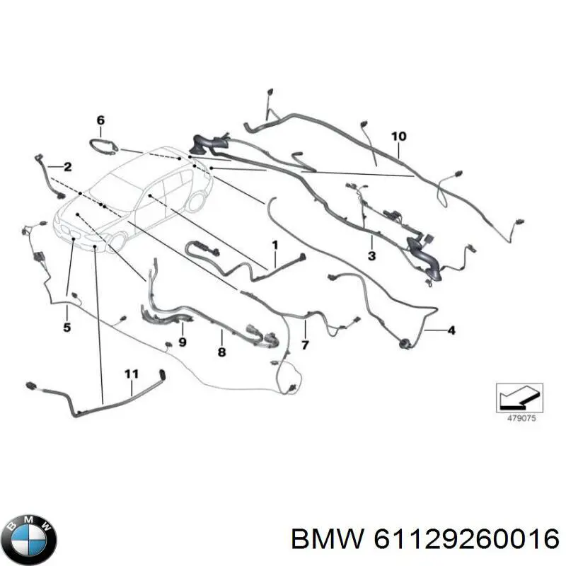  BMW 61129260016 ціна, від 199.75 USD