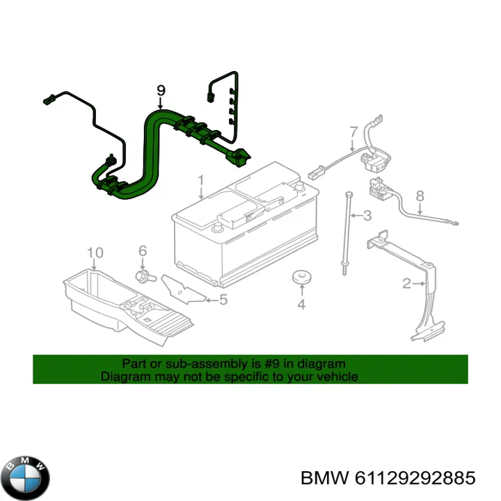 Купити 61129292885 BMW 
