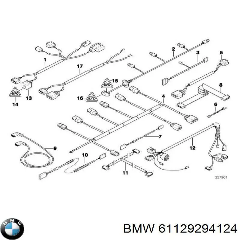 BMW 61129294124 ціна, від 242.12 USD