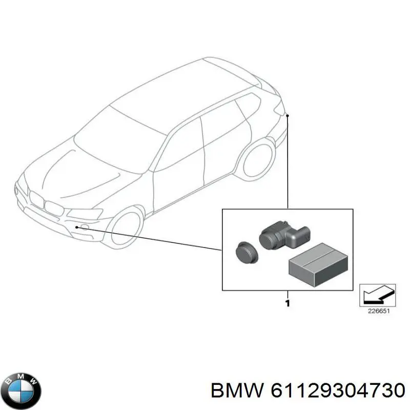  BMW 61129304730 ціна, від 15.20 USD