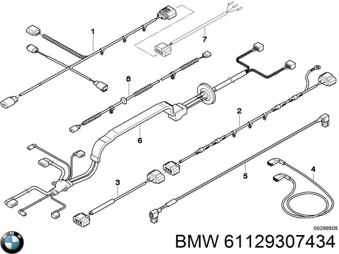  BMW 61129307434 ціна, від 145.98 USD