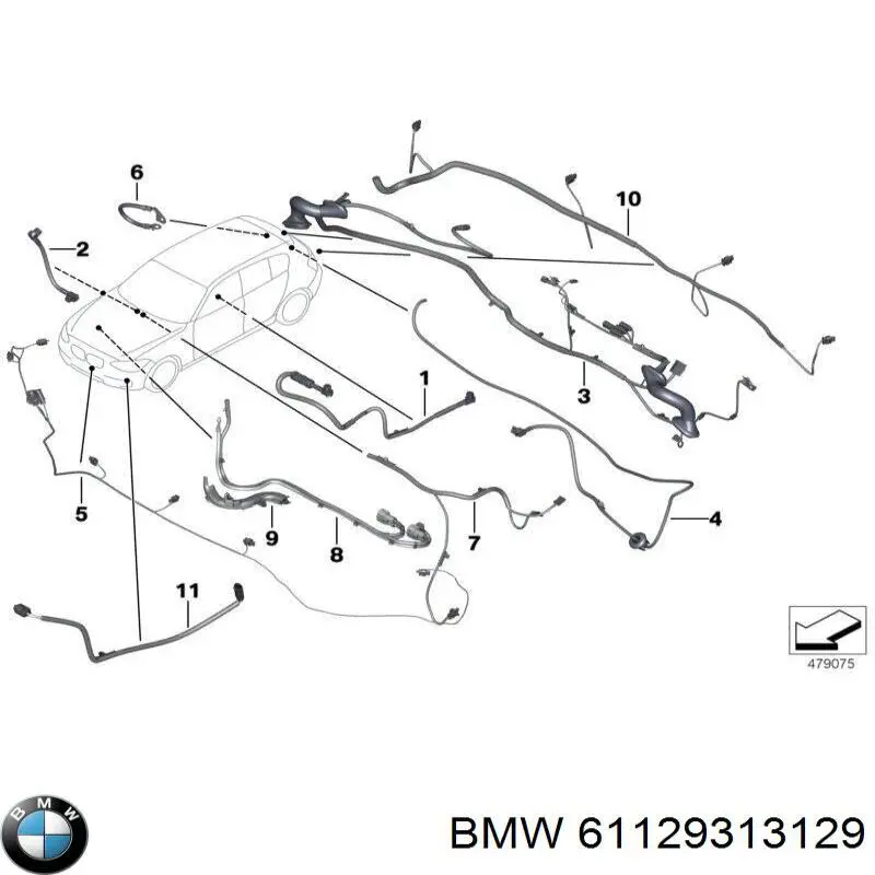 Купити 61129313129 BMW 