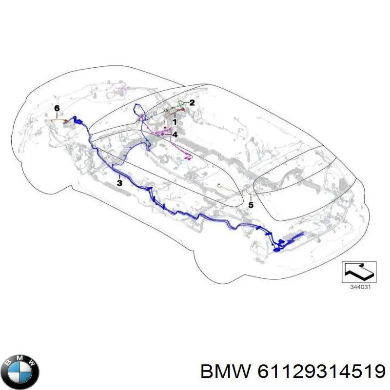  BMW 61129314519 ціна, від 15.12 USD