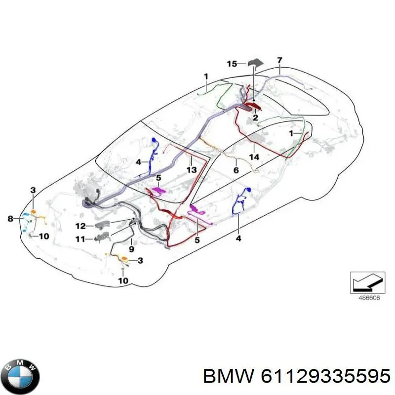  BMW 61129335595 ціна, від 10.88 USD