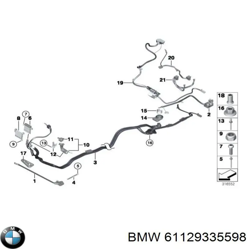 61129335598 BMW 