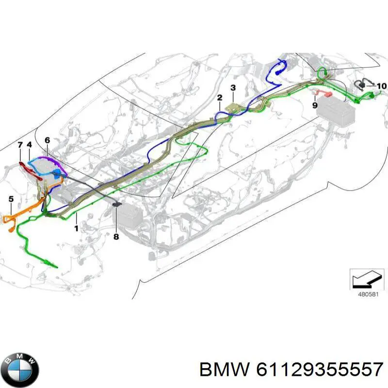  BMW 61129355557 ціна, від 22.17 USD
