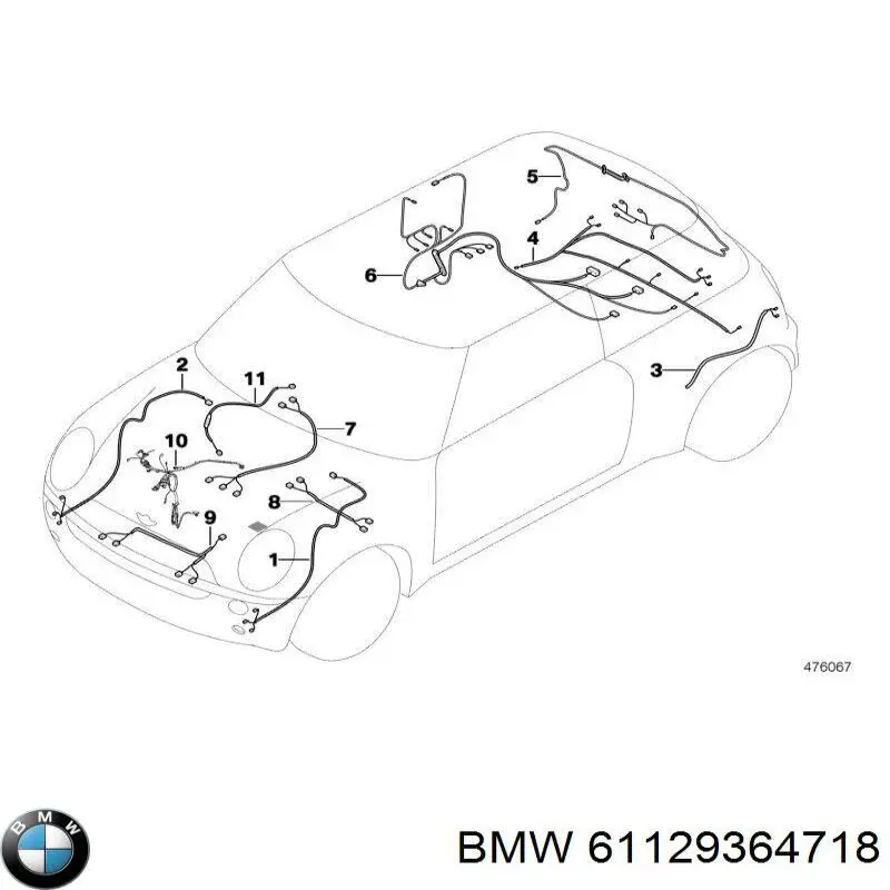 61129364718 BMW 