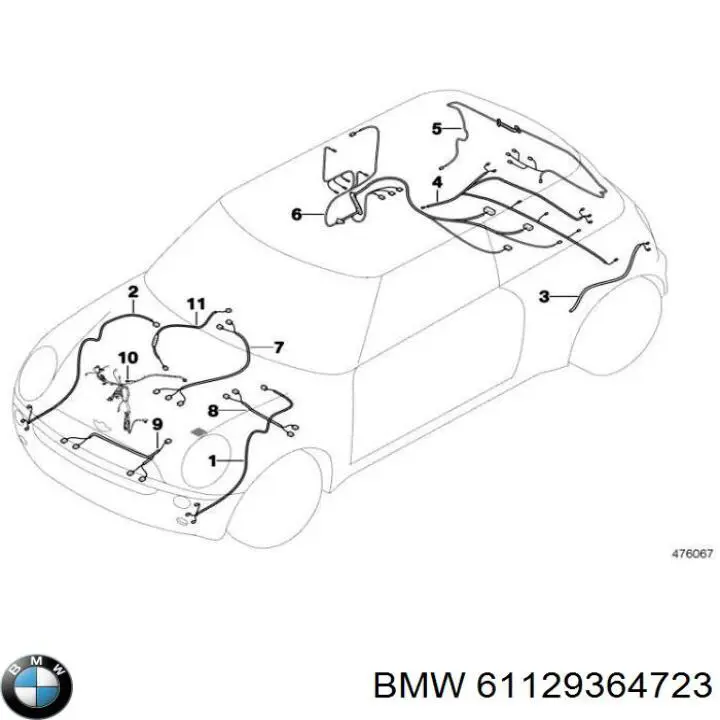 61129364723 BMW 