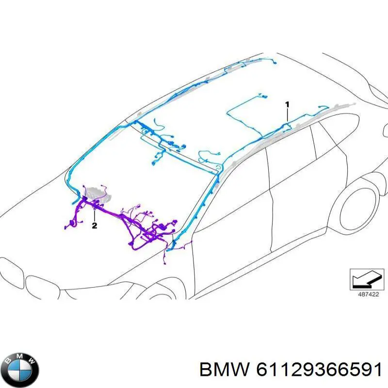61129366591 BMW 
