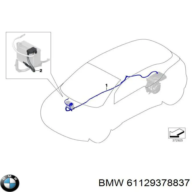  BMW 61129378837 ціна, від 192.09 USD