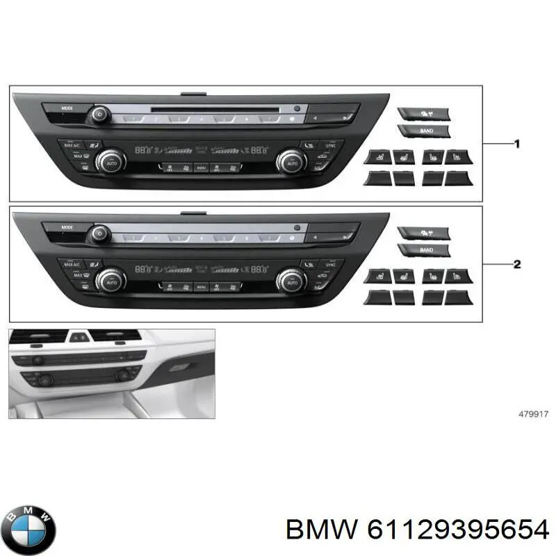  61129395654 BMW