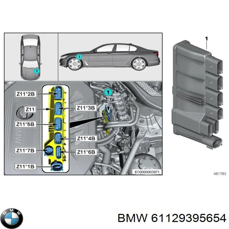 Купити 61129395654 BMW 