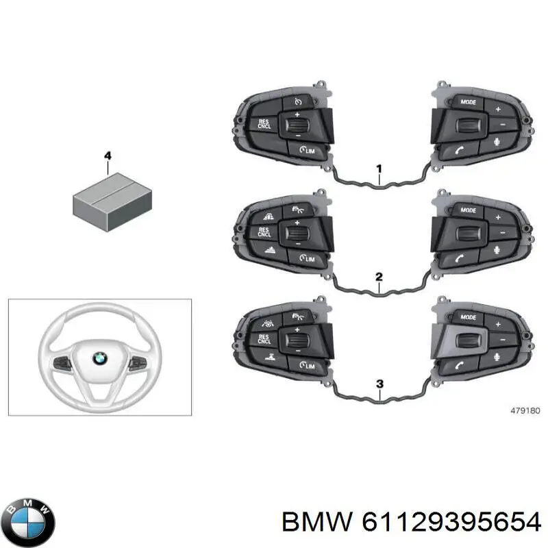  61129395654 BMW