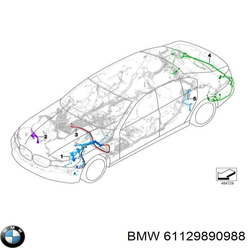 61129890988 BMW 