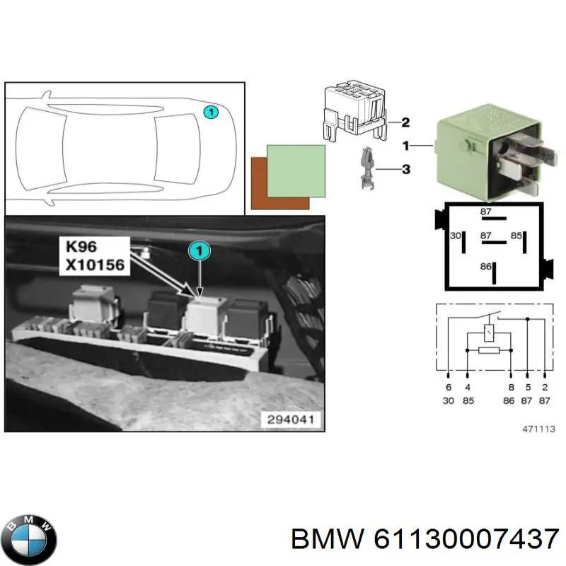  61130007437 BMW