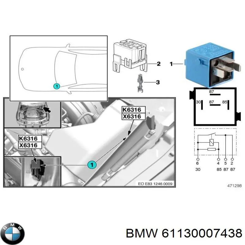  BMW 61130007438