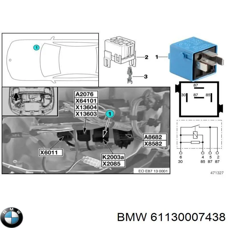  61130007438 BMW