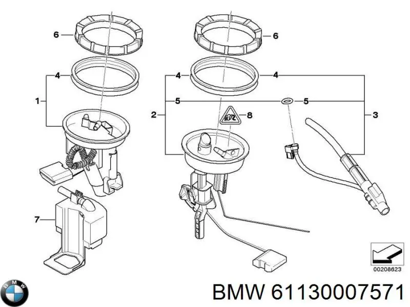  BMW 61130007571 ціна, від 5.55 USD