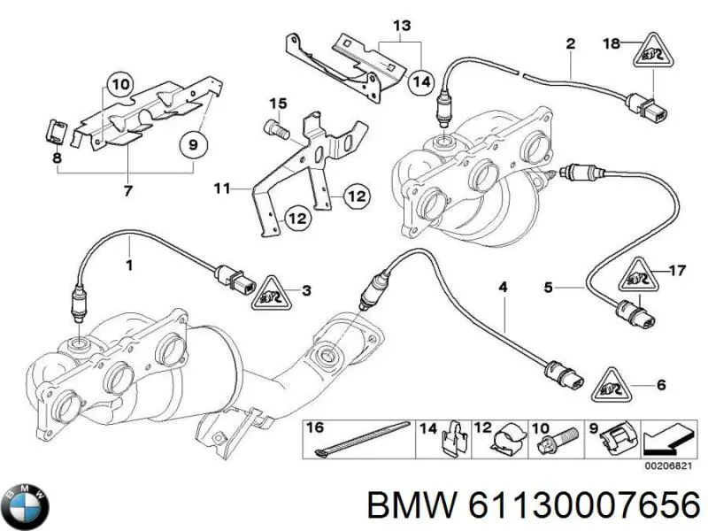 61130007656 BMW 