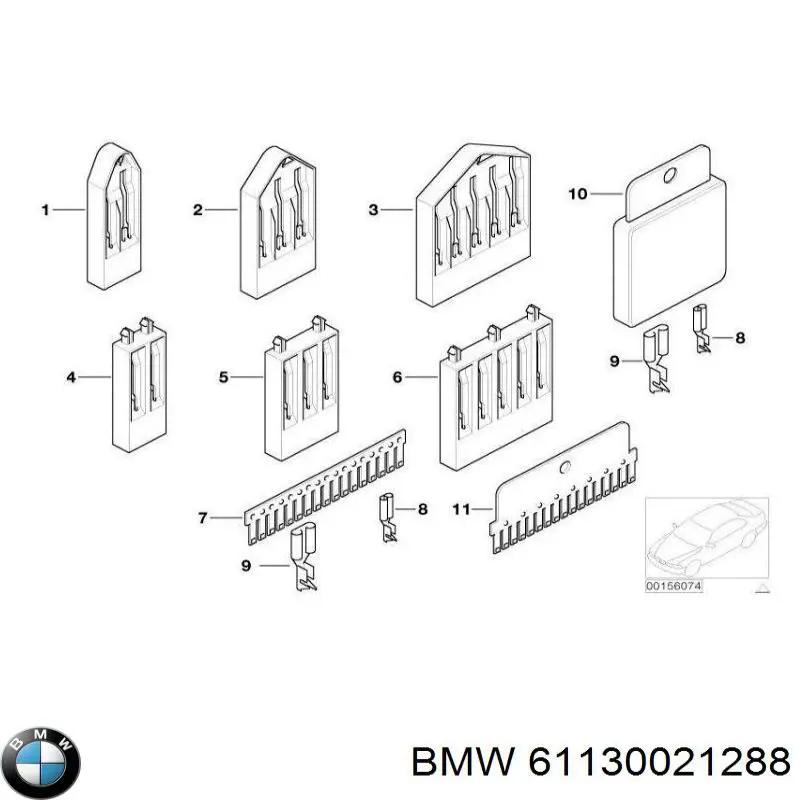  BMW 61130021288 ціна, від 4.39 USD