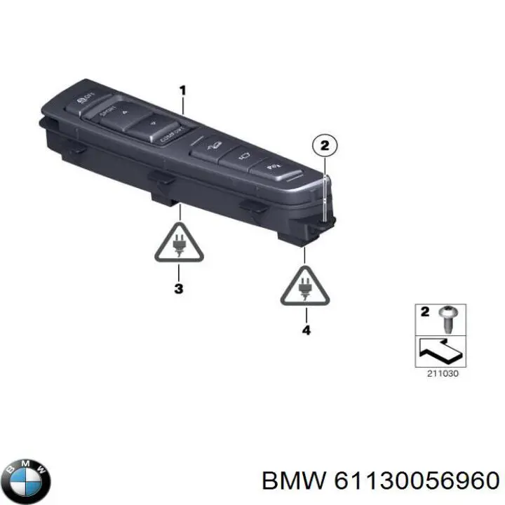 Купити 61130056960 BMW 